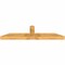 Ekena Millwork Portland Rough Sawn Timber Gable Bracket, Western Red Cedar, 84"W x 21"H x 6"D x 6"F, 6/12 Pitch GBW084X21X0606POR00RWR - alternate 2